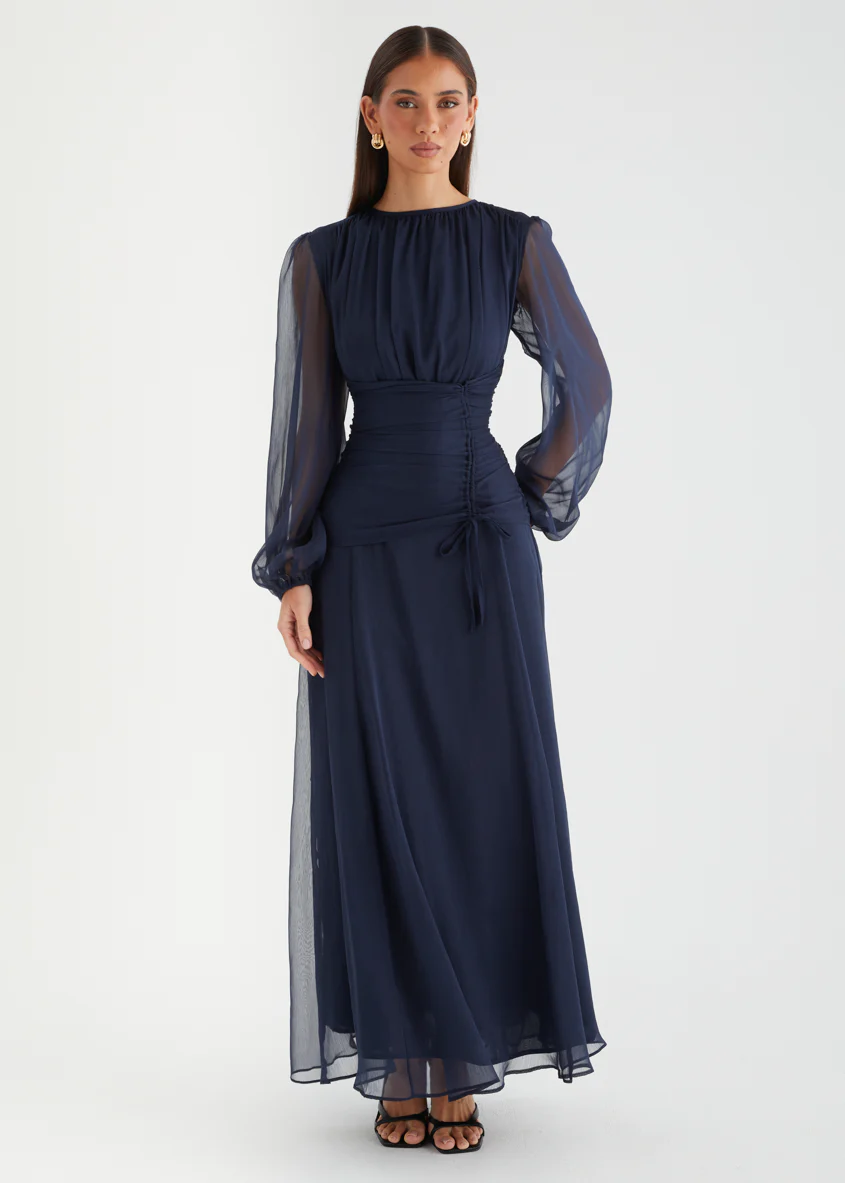 Starstruck Maxi Dress - Navy - Image 6