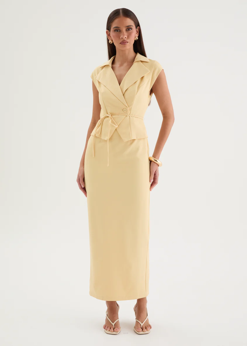 Suzzette Maxi Dress - Butter