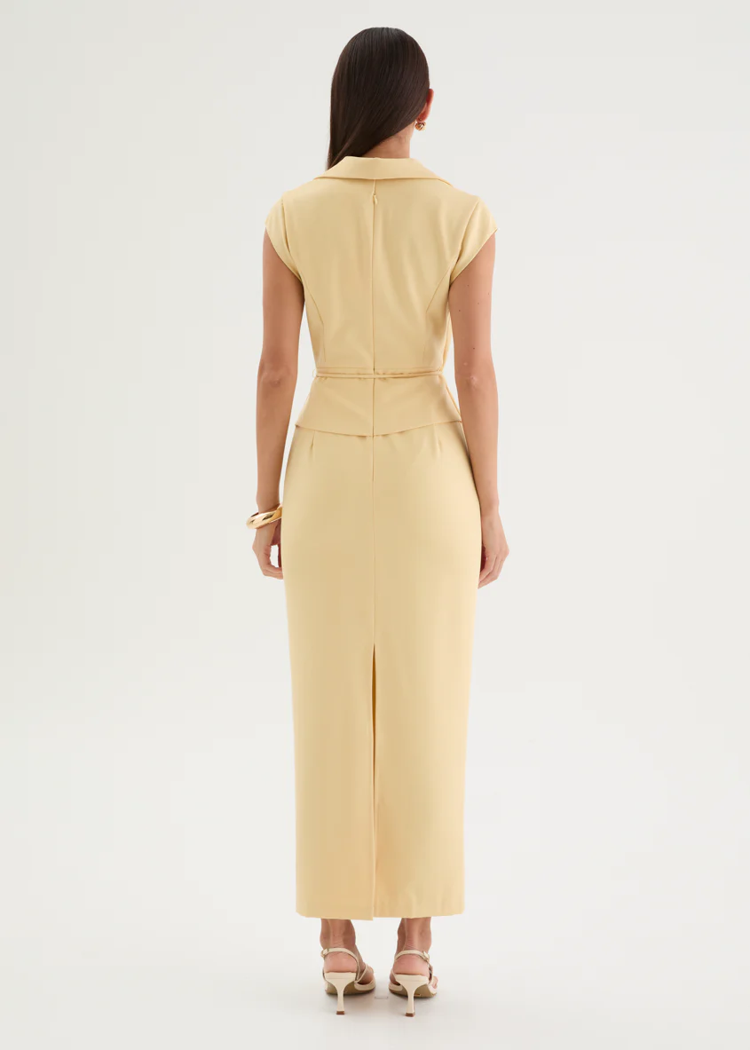 Suzzette Maxi Dress - Butter - Image 6