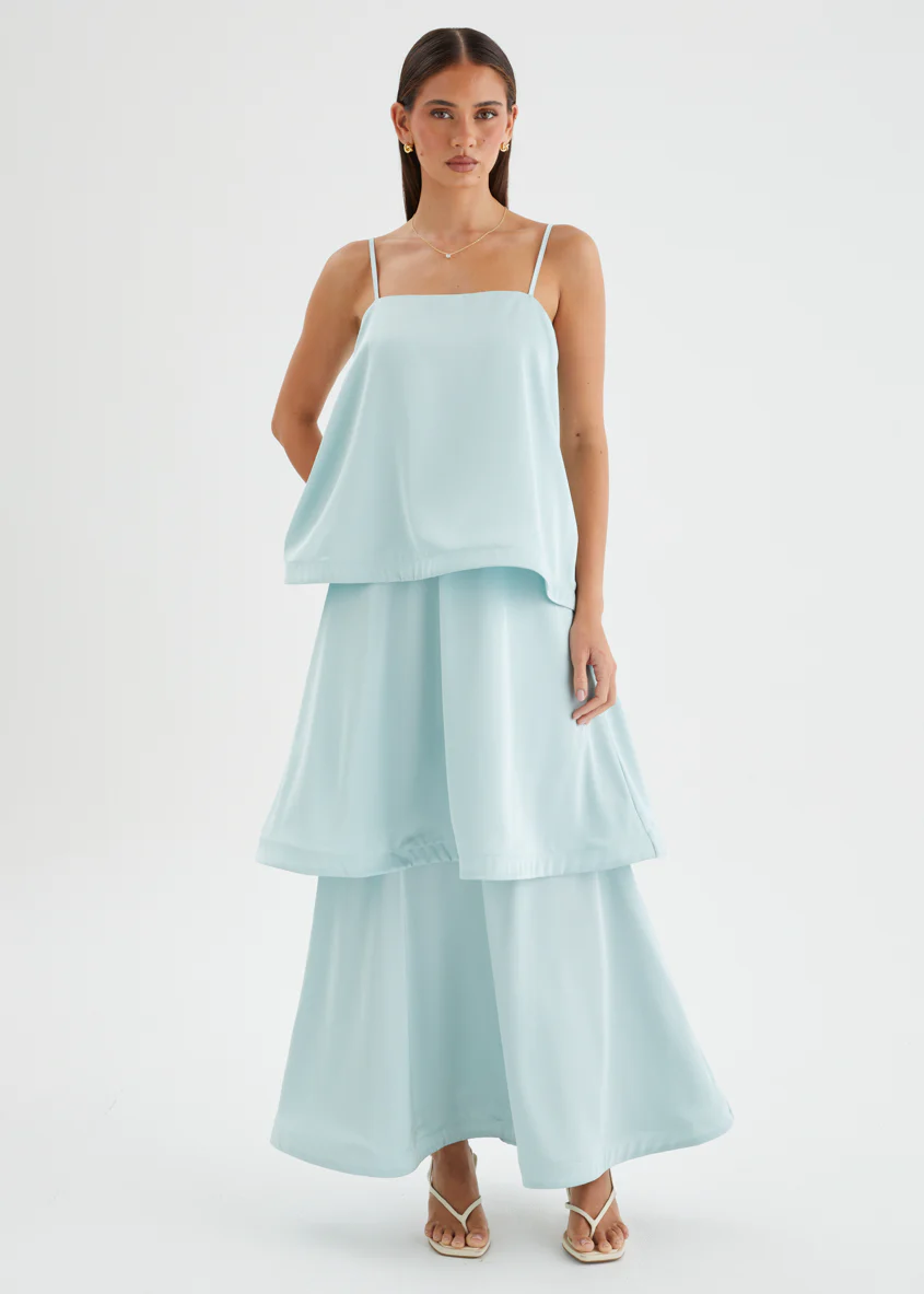 Tahana Maxi Dress - Ice Blue - Image 2
