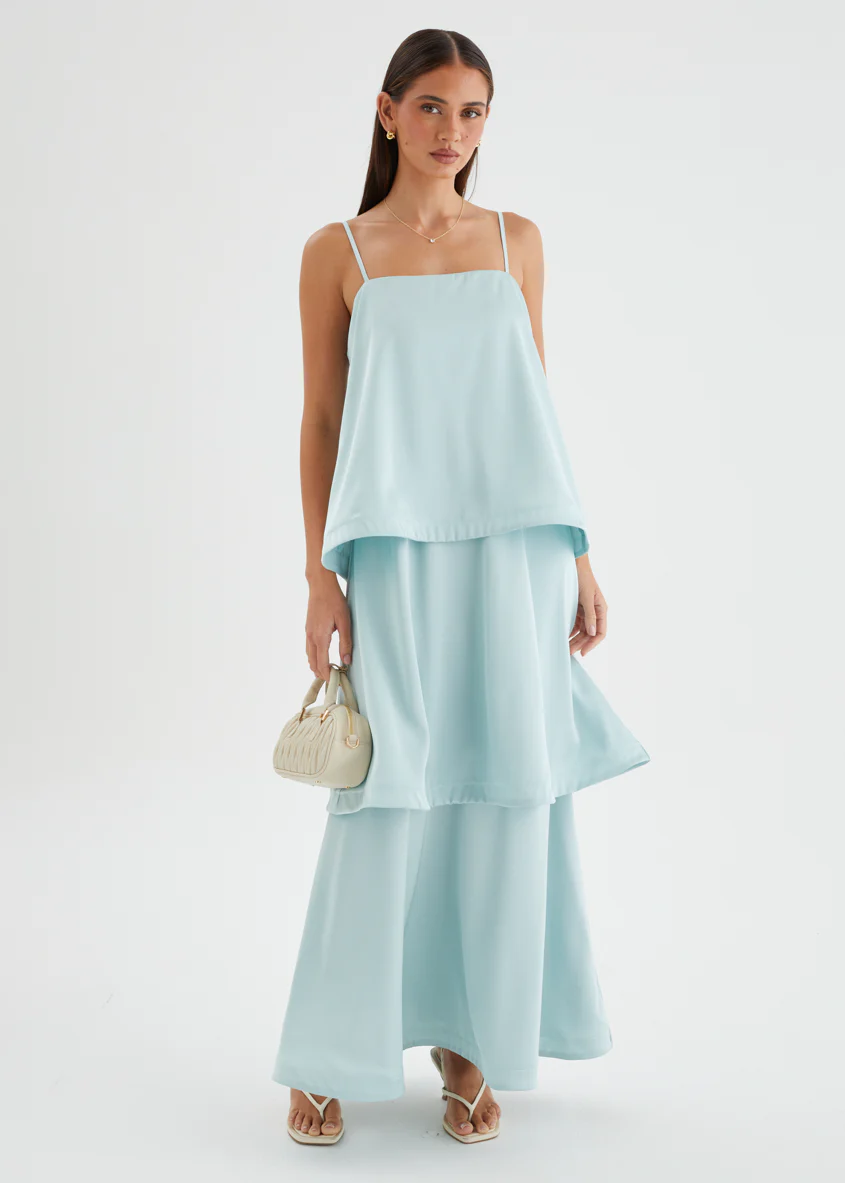 Tahana Maxi Dress - Ice Blue - Image 3