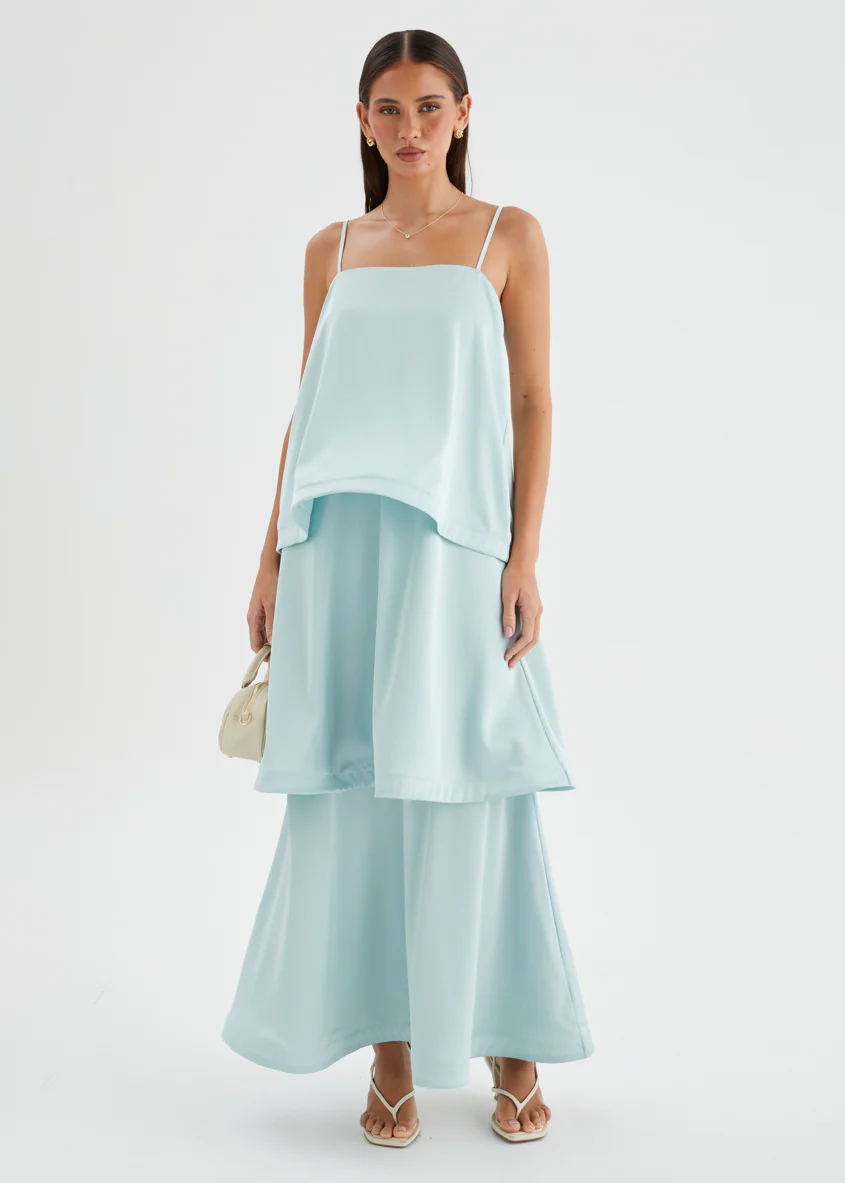 Tahana Maxi Dress - Ice Blue - Image 5