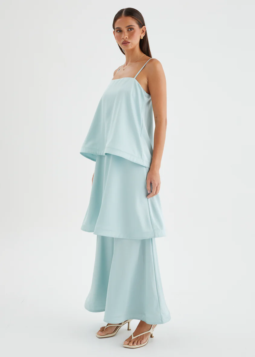 Tahana Maxi Dress - Ice Blue - Image 6