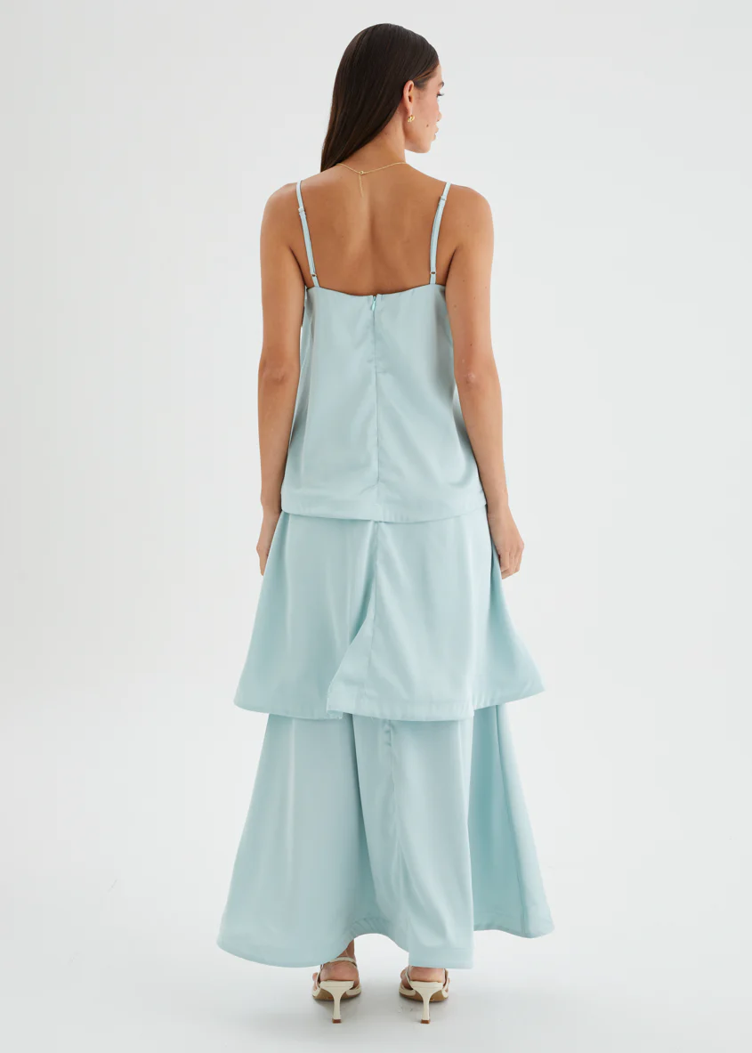 Tahana Maxi Dress - Ice Blue - Image 7