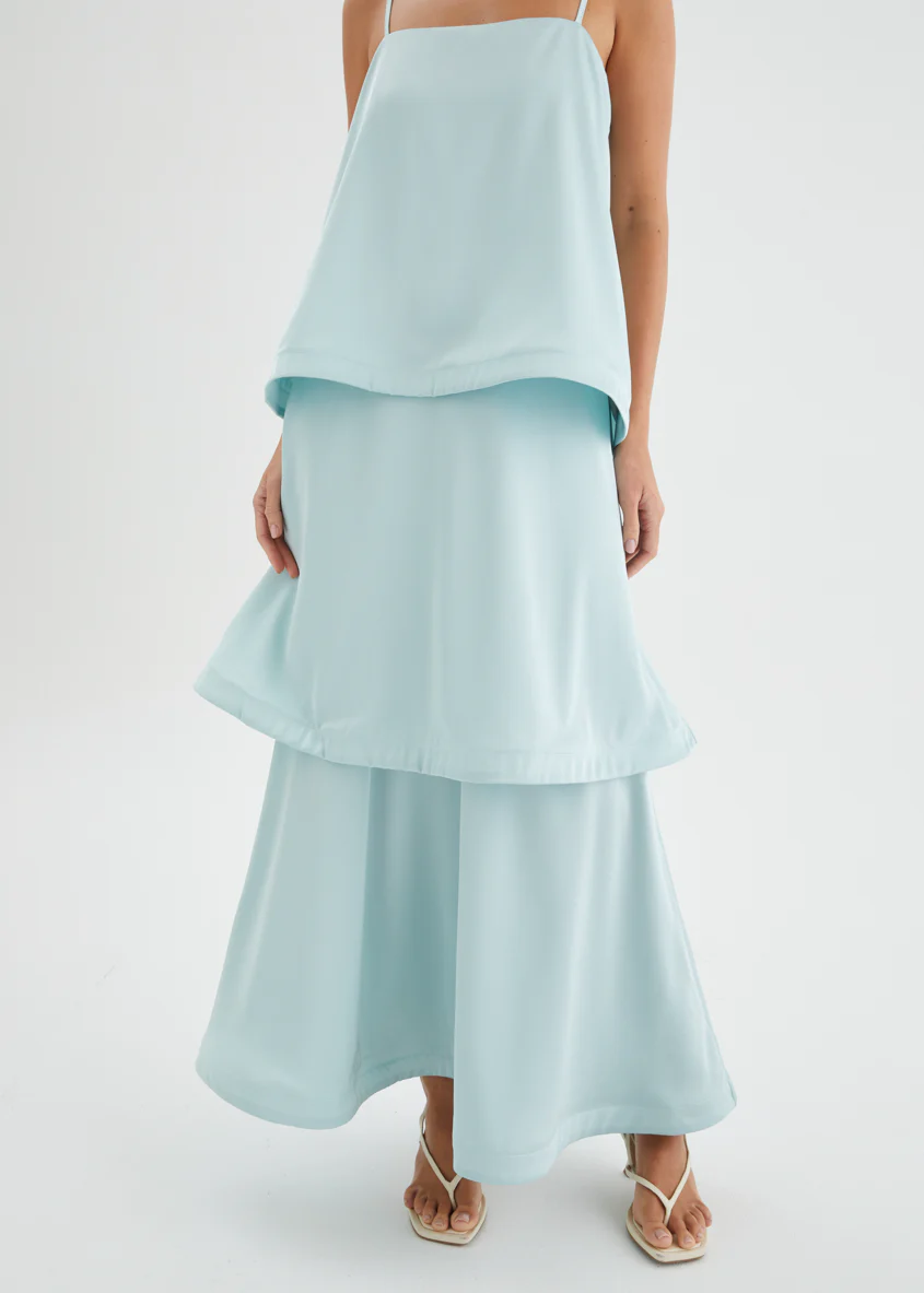 Tahana Maxi Dress - Ice Blue - Image 8