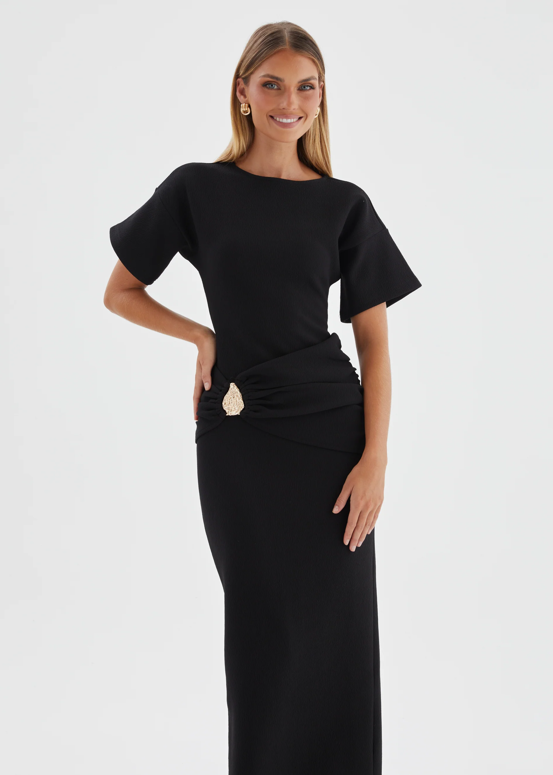 Tallie Maxi Dress - Black - Image 5