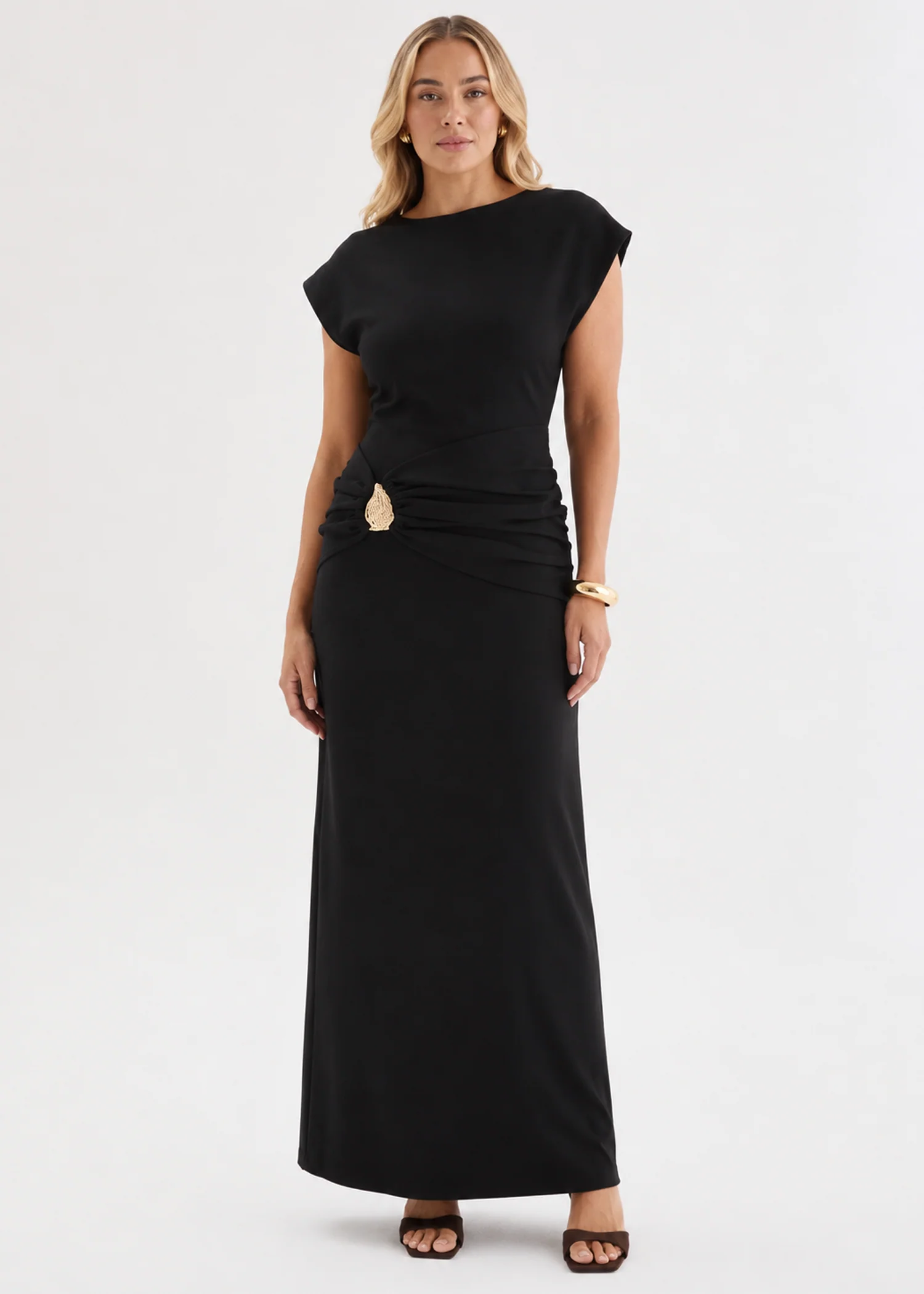 Tallin Maxi Dress - Black - Image 5
