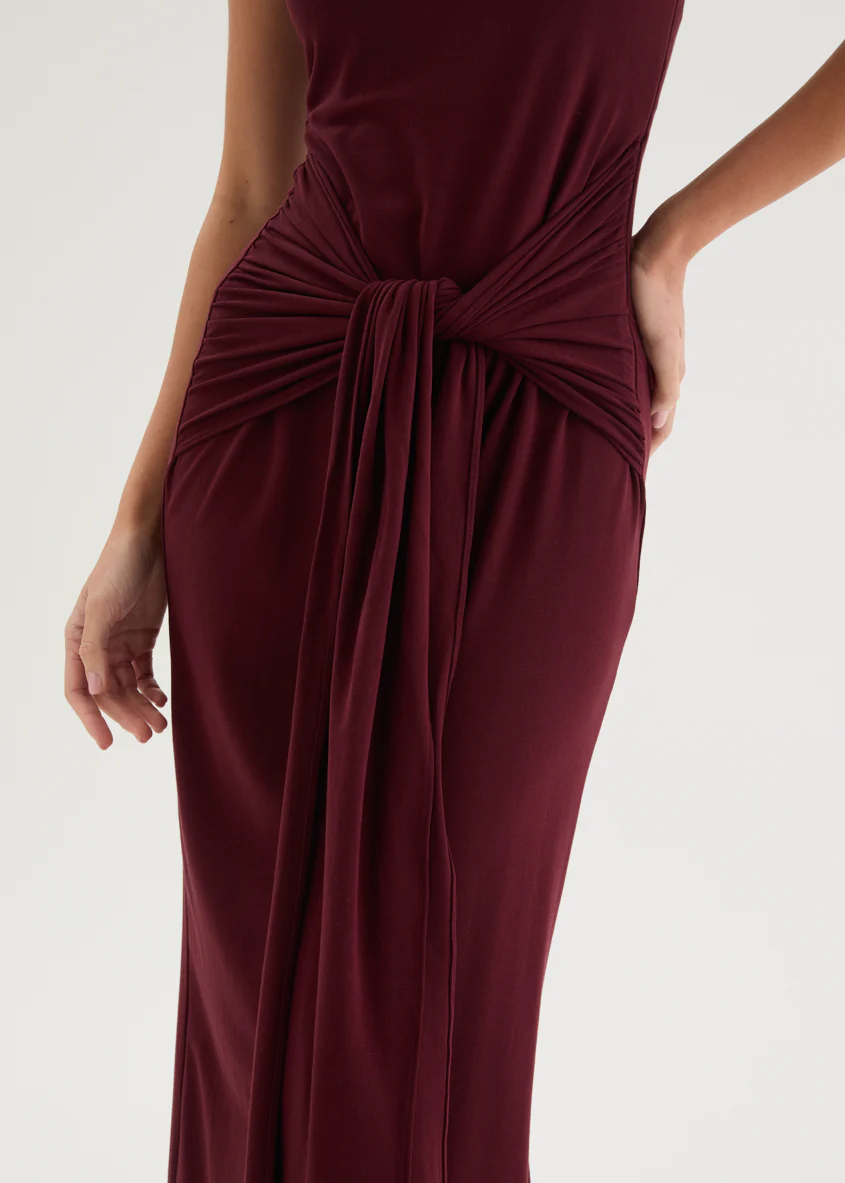 Tallulah Maxi Dress - Merlot - Image 7