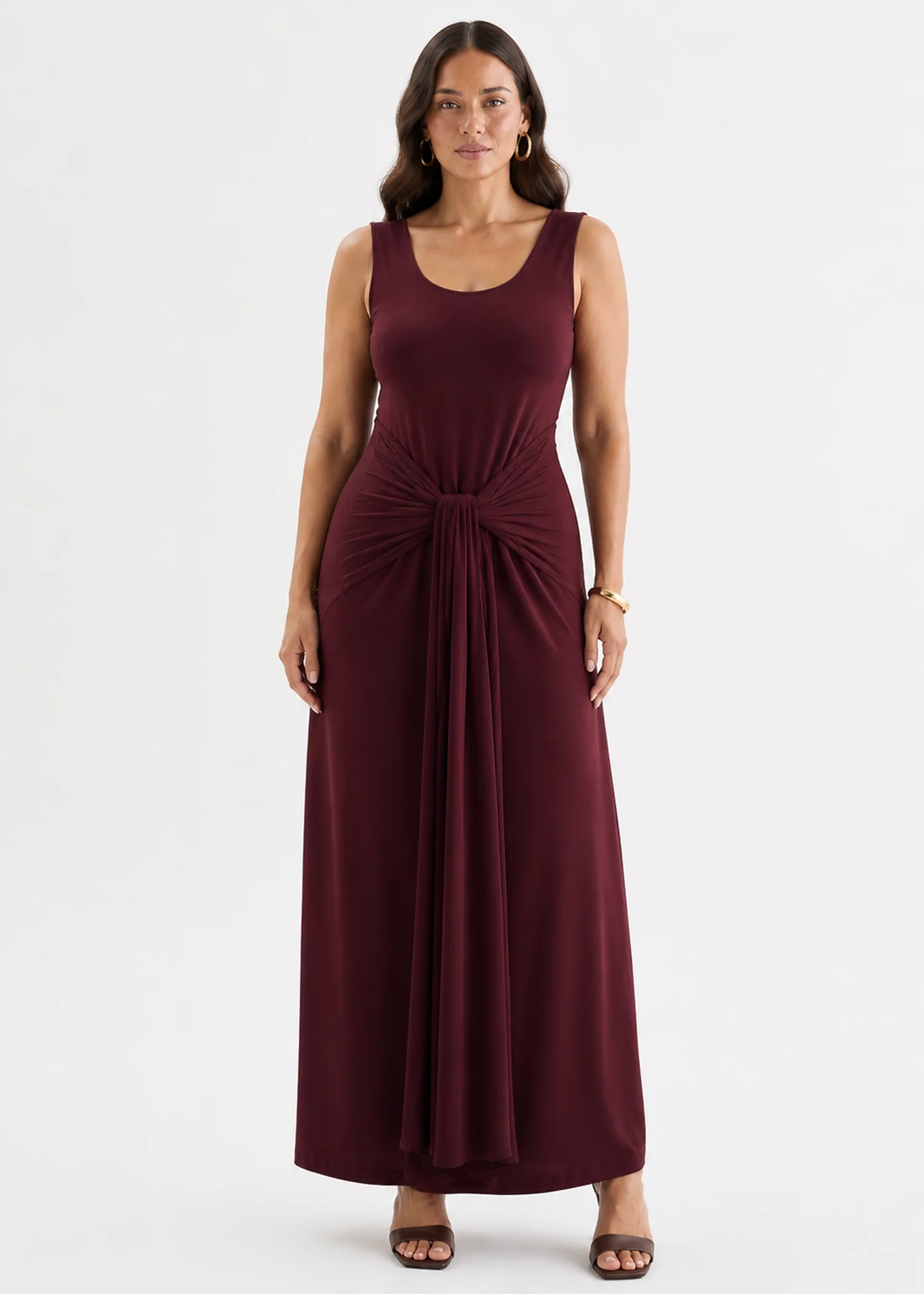 Tallulah Maxi Dress - Merlot - Image 8