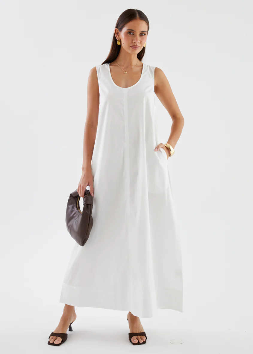 Tanisha Maxi Dress - Off White - Image 10