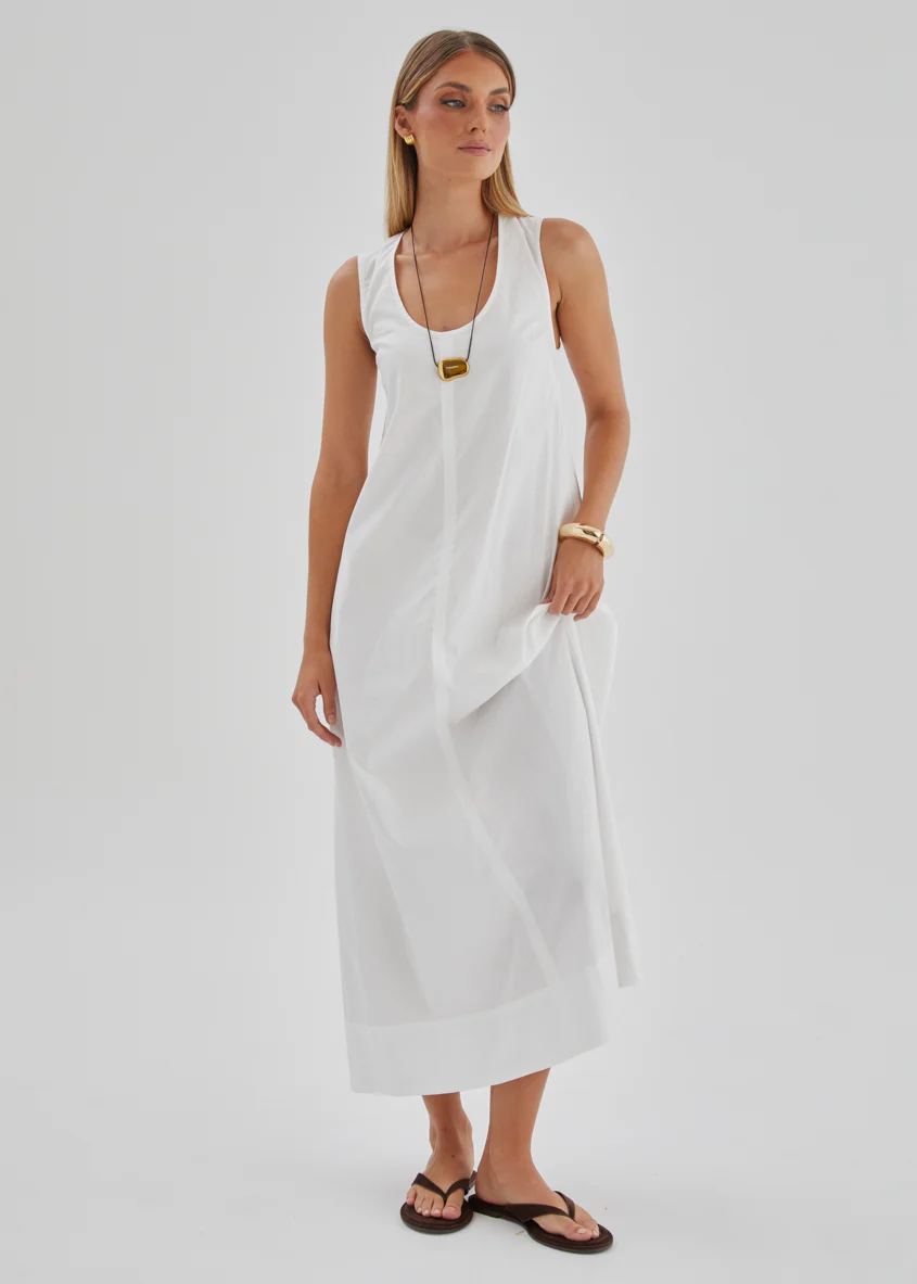 Tanisha Maxi Dress - Off White - Image 2