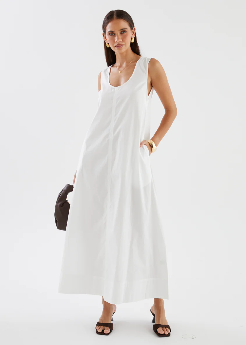 Tanisha Maxi Dress - Off White - Image 3