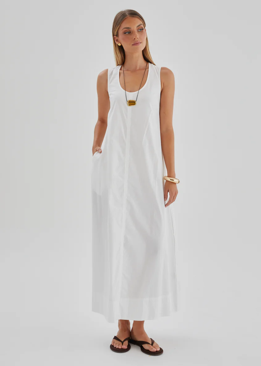 Tanisha Maxi Dress - Off White - Image 5