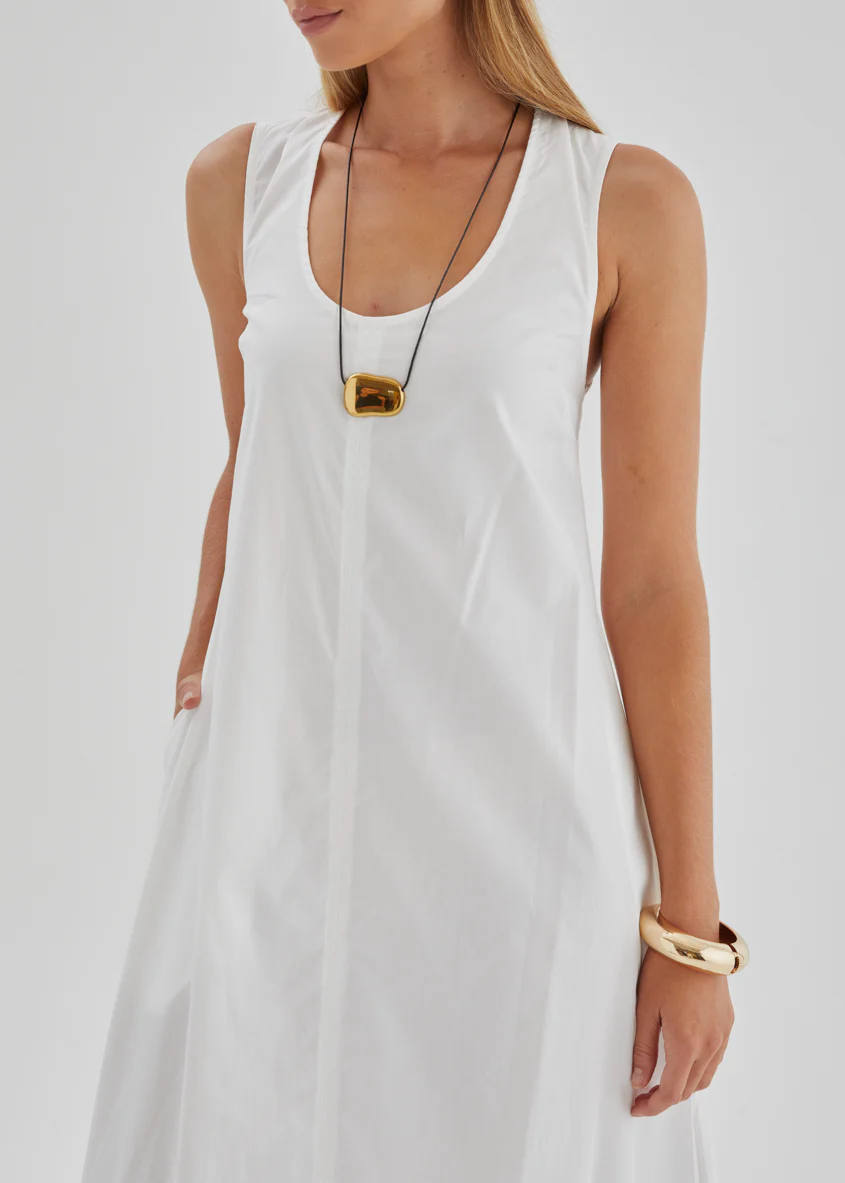 Tanisha Maxi Dress - Off White - Image 9