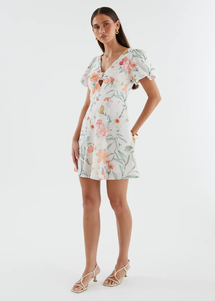 Tarnee Dress - Apricot Botanica - Image 6