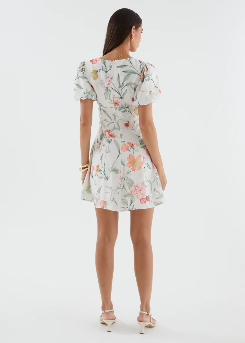 Tarnee Dress - Apricot Botanica - Image 7
