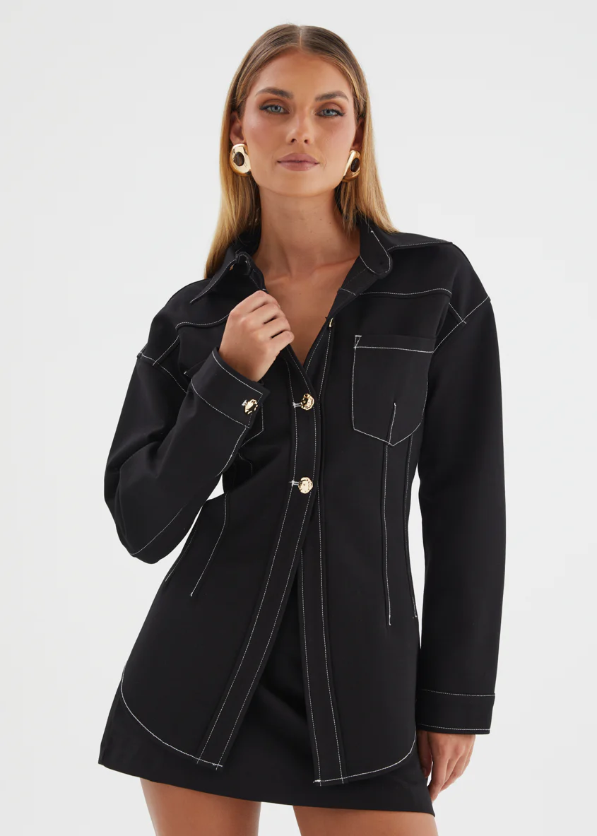 Taytum Shirt - Black - Image 2