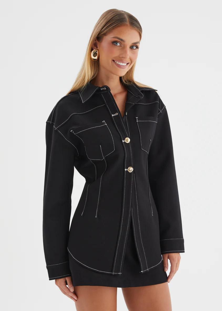 Taytum Shirt - Black - Image 4