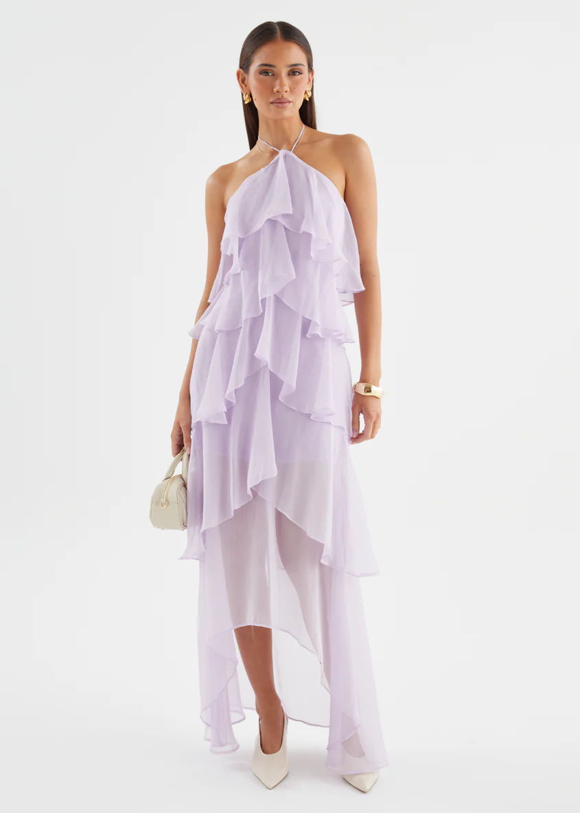 Telaena Halter Maxi Dress - Lilac - Image 4