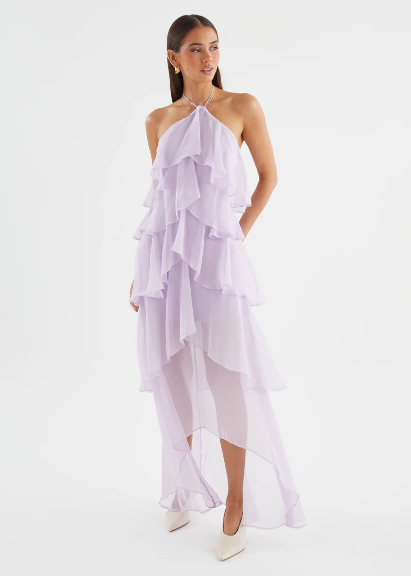 Telaena Halter Maxi Dress - Lilac - Image 6