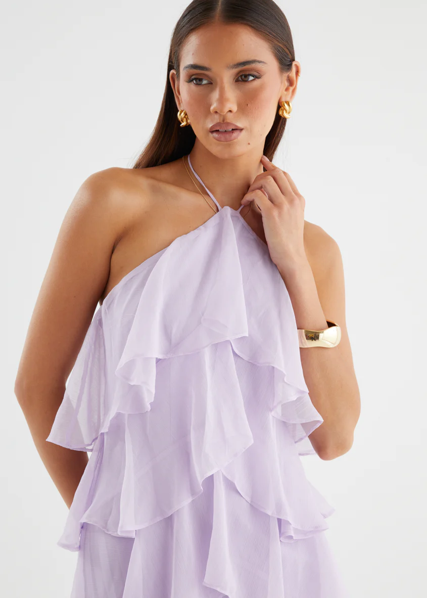 Telaena Halter Maxi Dress - Lilac - Image 8