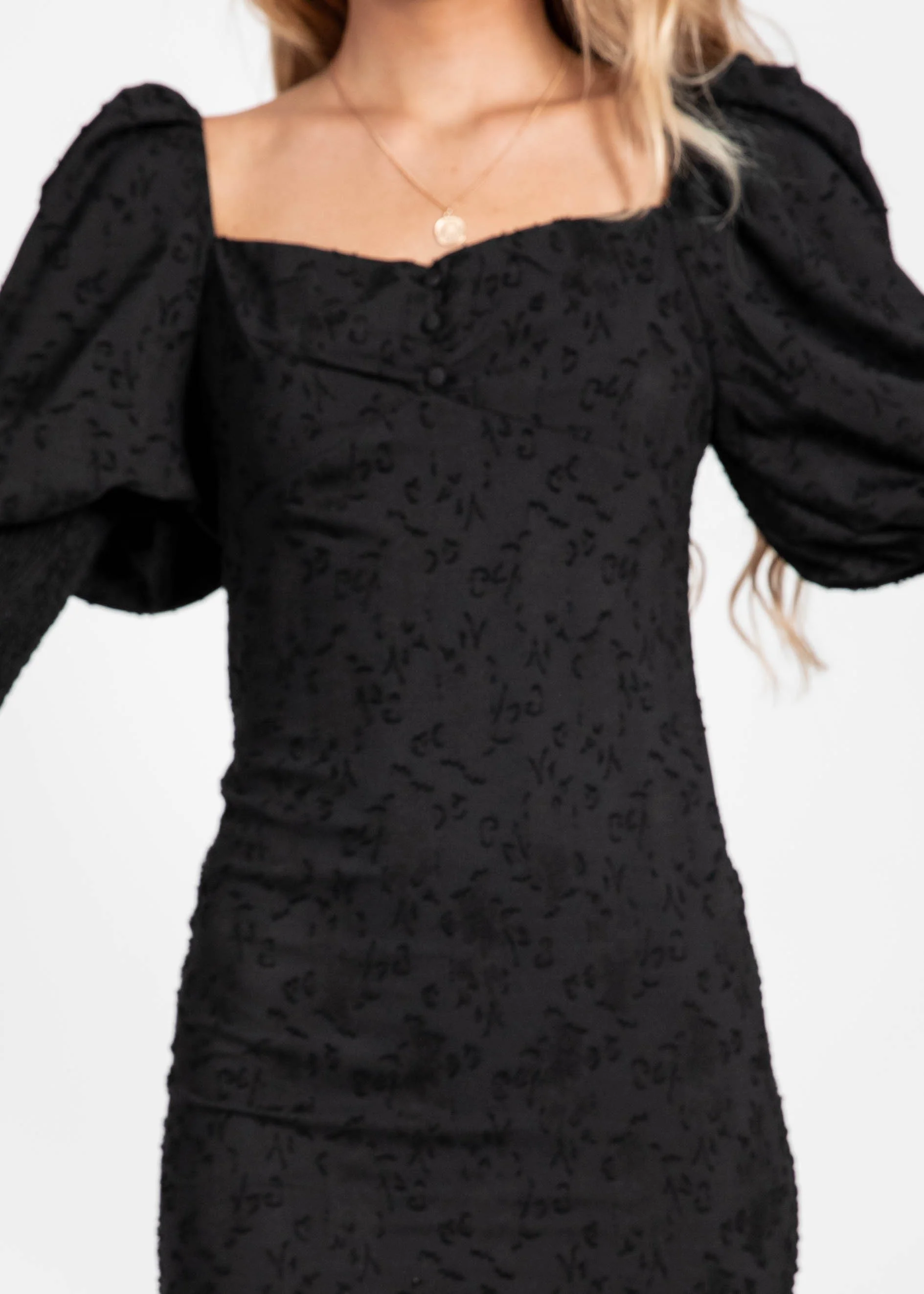 The Charm Dress - Black - Image 7