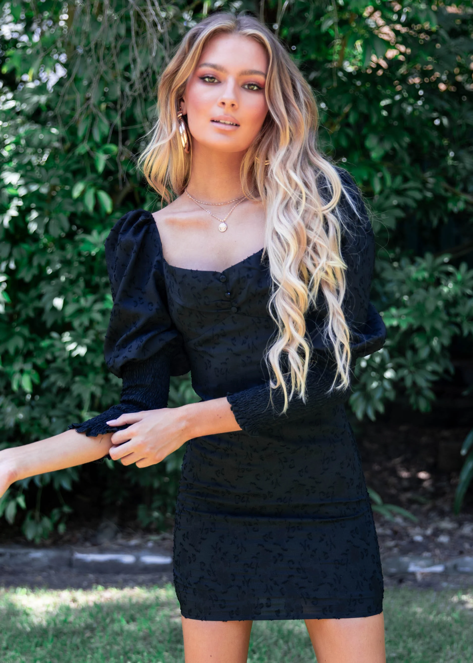 The Charm Dress - Black - Image 8