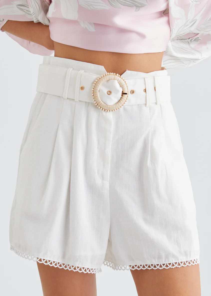 Theodora Shorts - Off White - Image 5