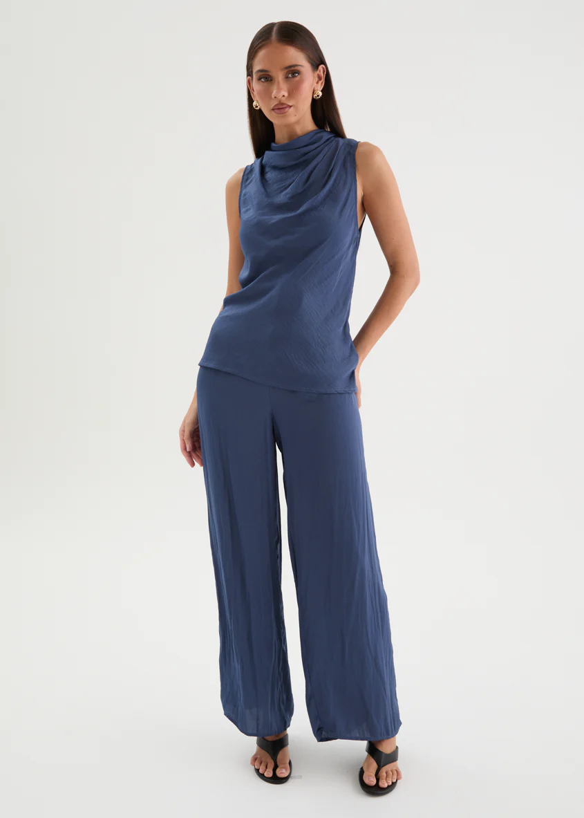 Tiah Top - Navy - Image 2