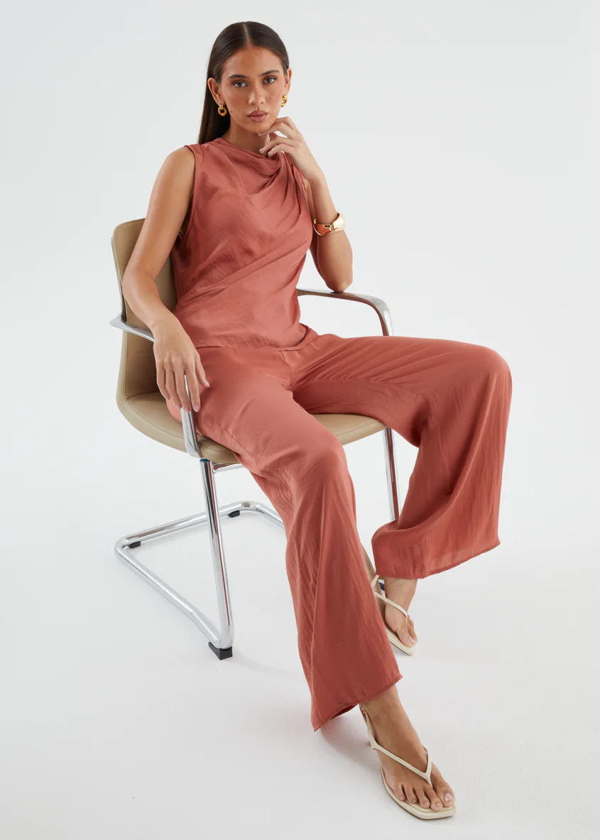 Tiah Top - Terracotta - Image 4