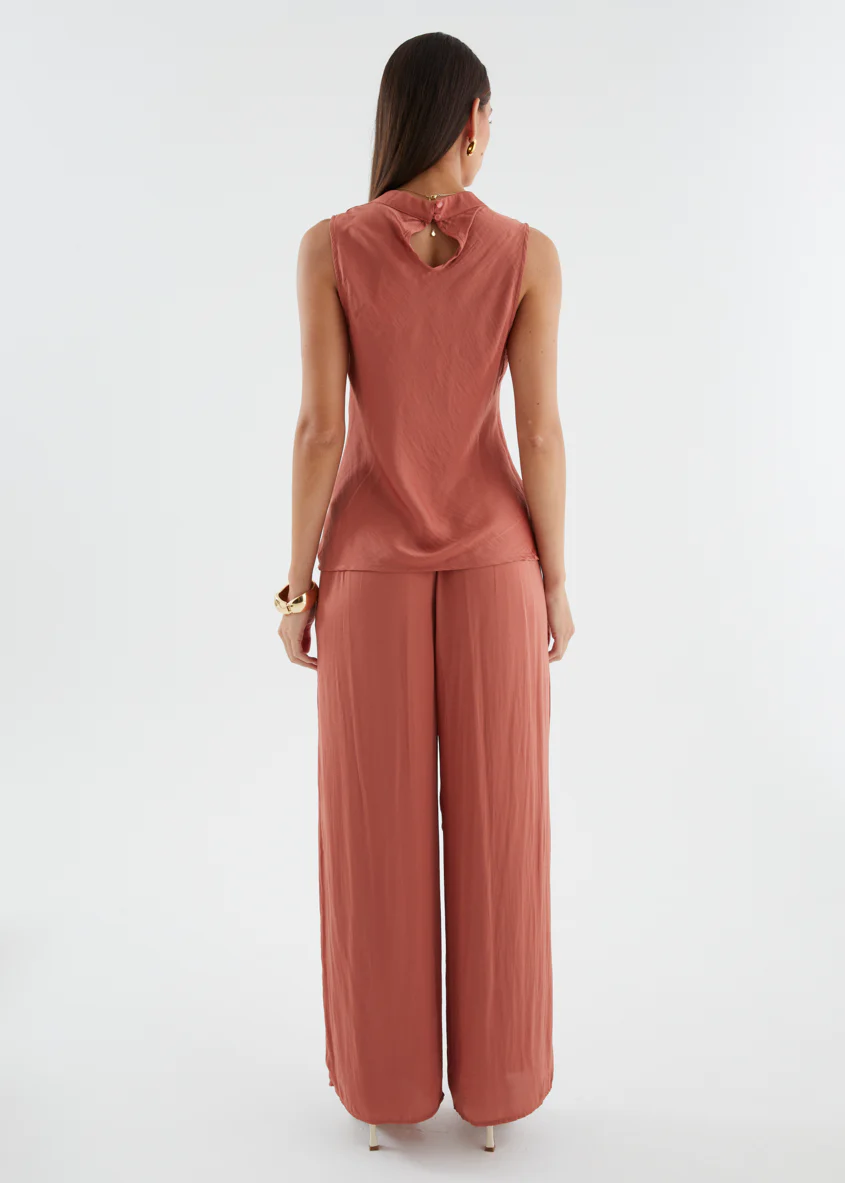 Tiah Top - Terracotta - Image 8