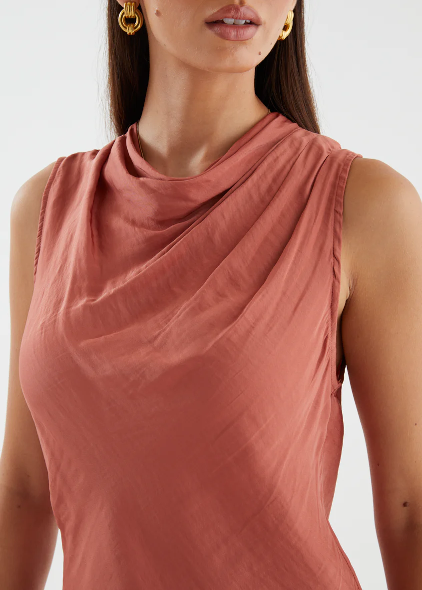 Tiah Top - Terracotta - Image 9
