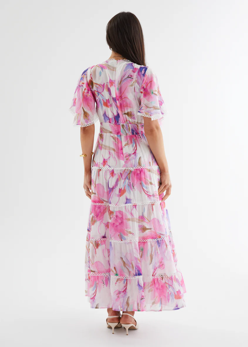 Tillie Maxi Dress - Pink Bouquet - Image 10