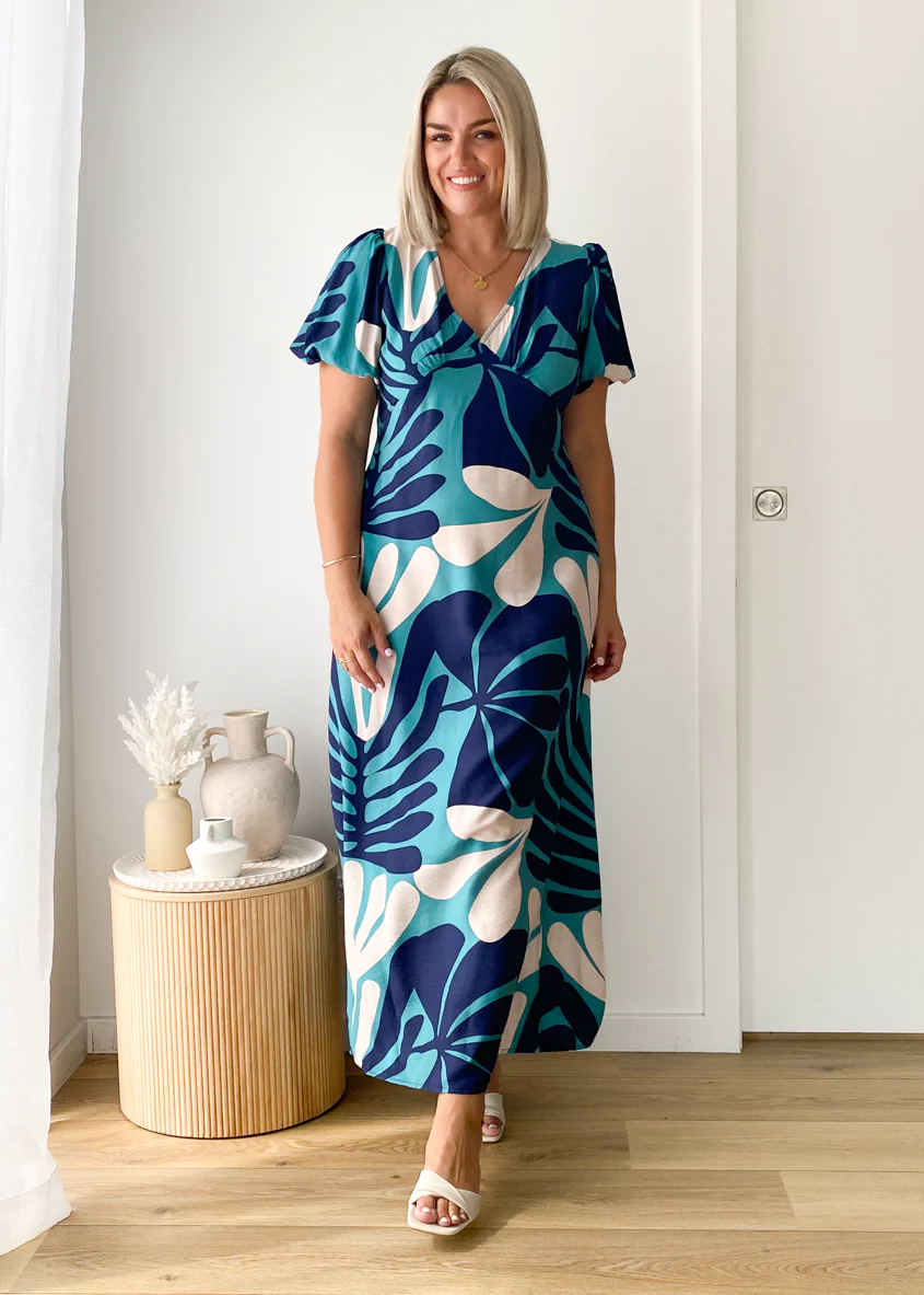 Tropez Maxi Dress - Mystic - Image 2