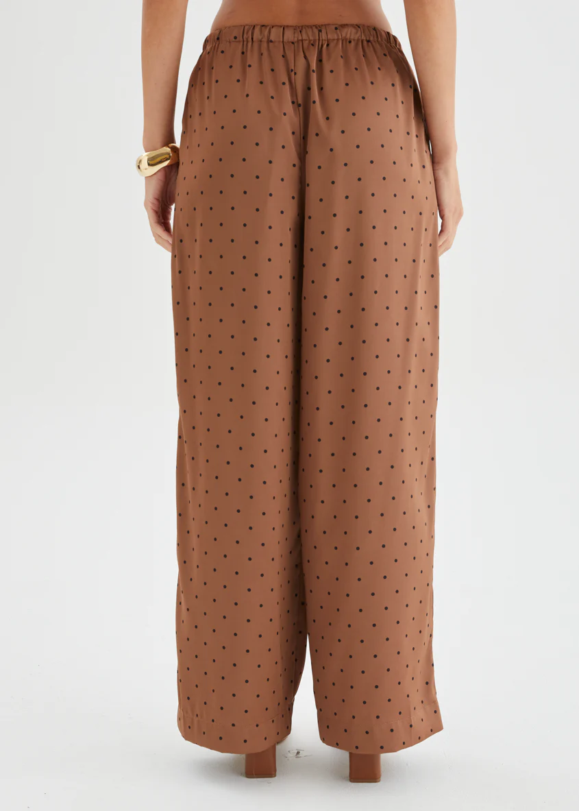 Valencie Pants - Tan Polka Dot - Image 8