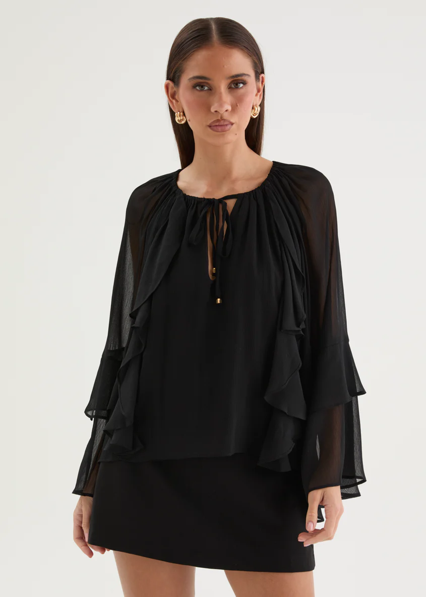 Valeta Blouse - Black - Image 2