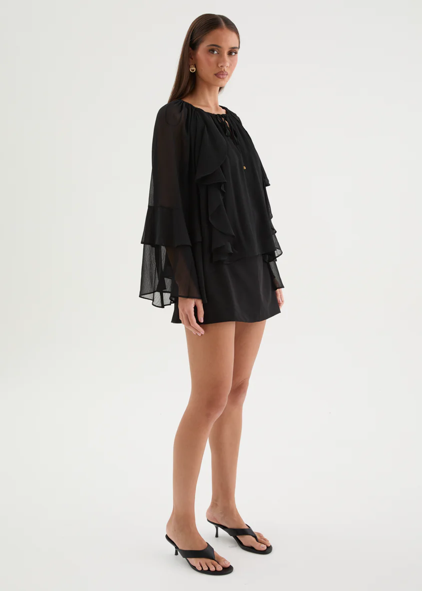 Valeta Blouse - Black - Image 8