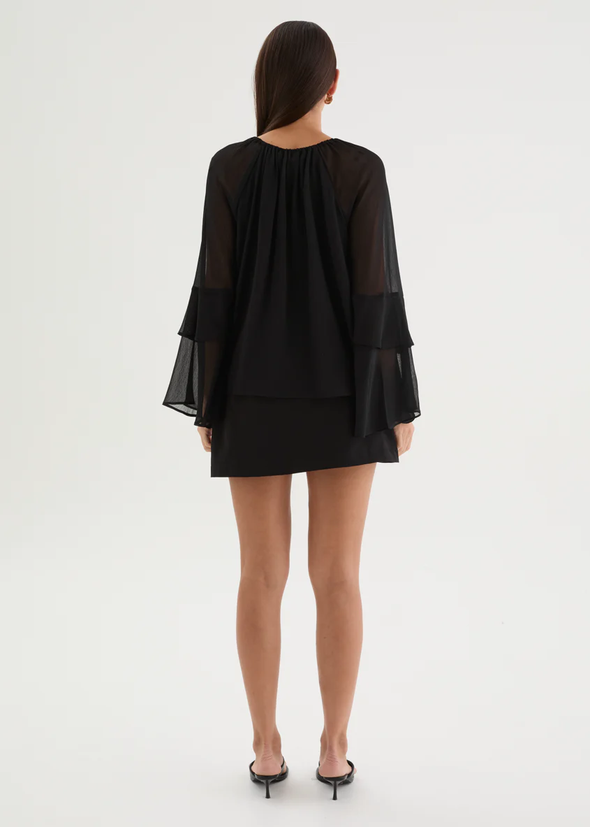 Valeta Blouse - Black - Image 9