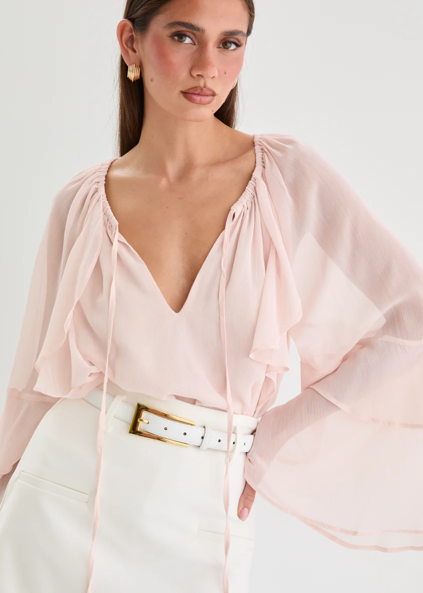 Valeta Blouse - Blush - Image 14