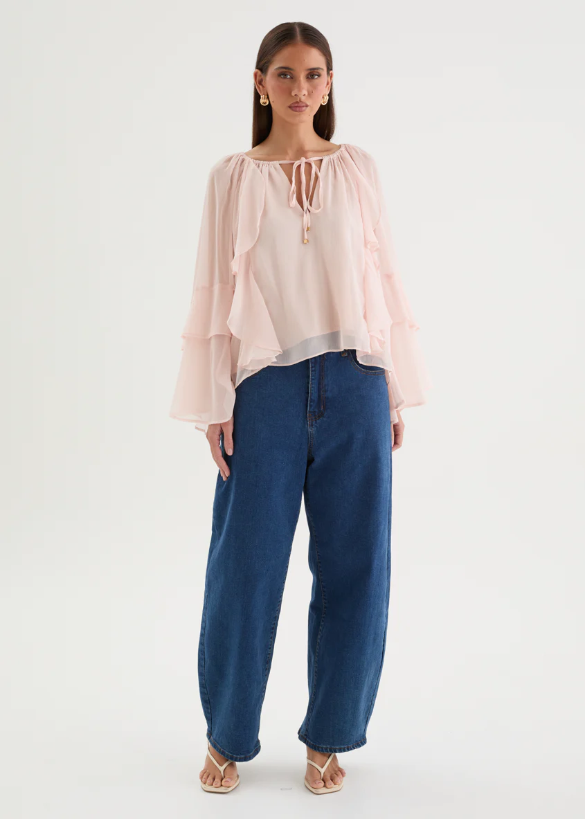 Valeta Blouse - Blush - Image 17