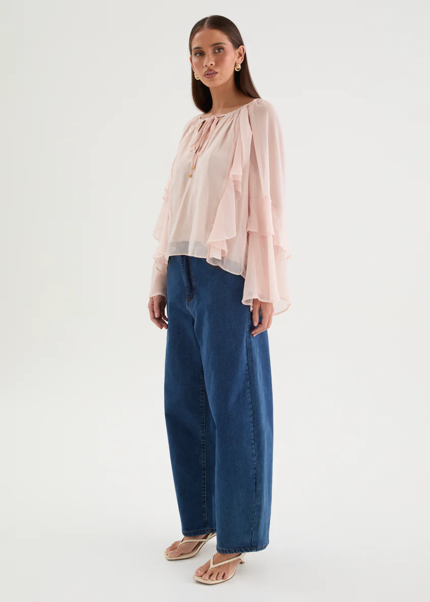 Valeta Blouse - Blush - Image 19