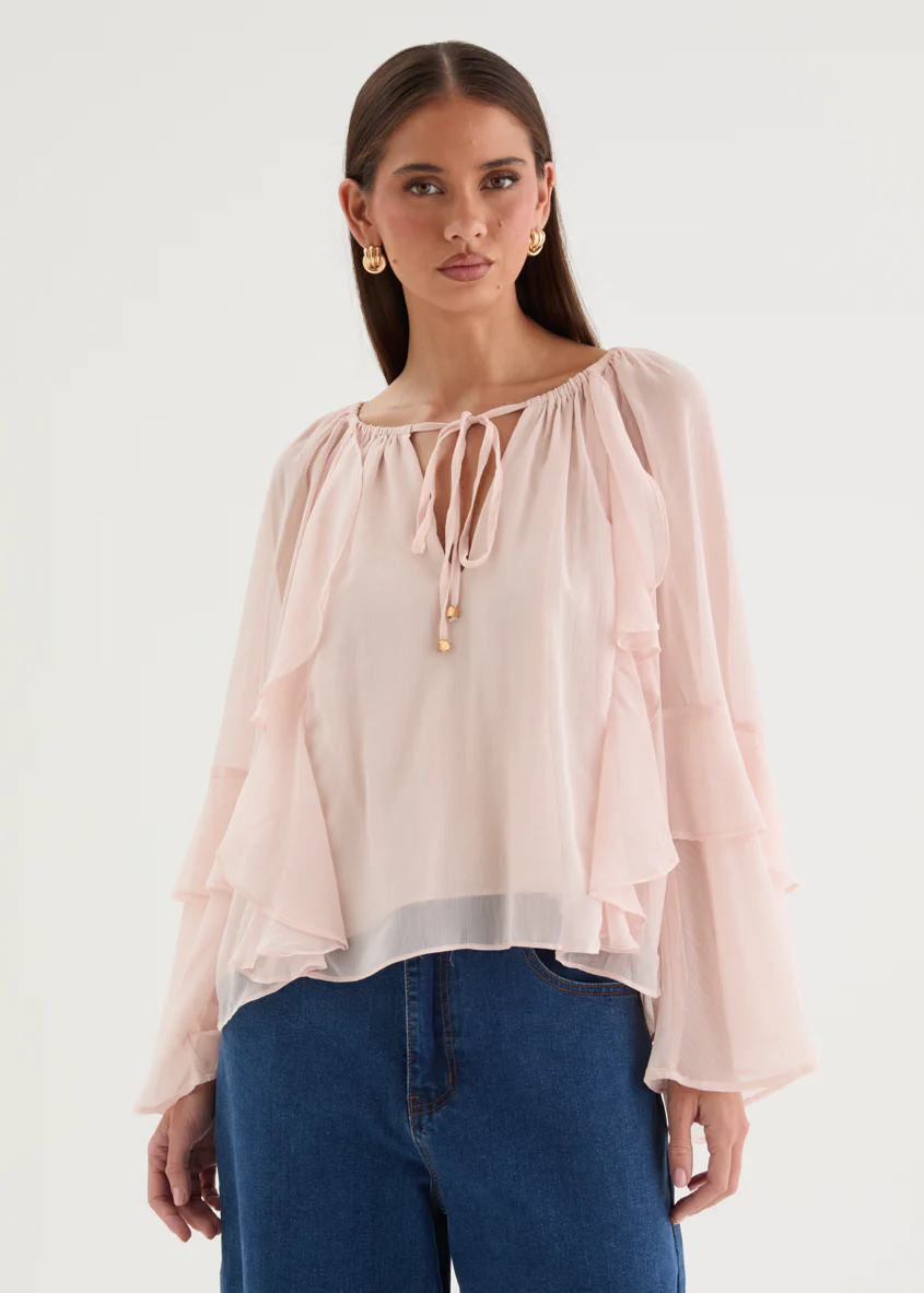 Valeta Blouse - Blush - Image 3