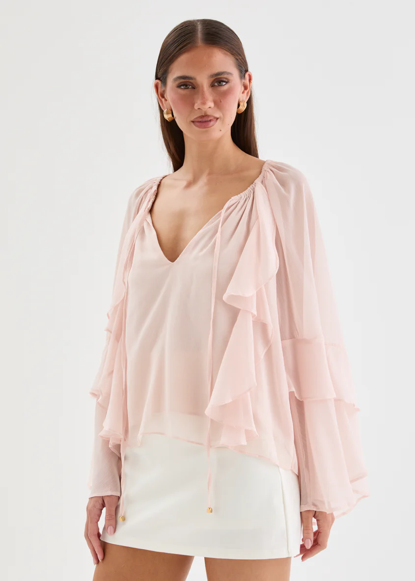 Valeta Blouse - Blush - Image 5