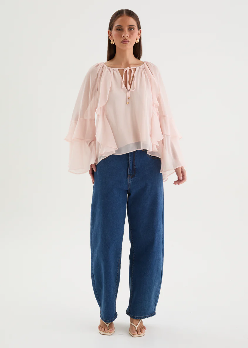 Valeta Blouse - Blush - Image 6