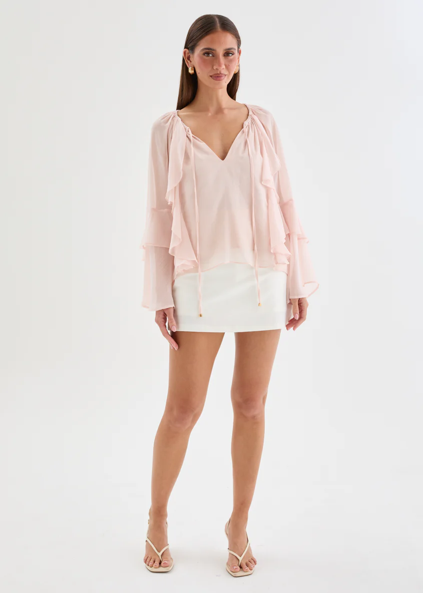 Valeta Blouse - Blush - Image 8