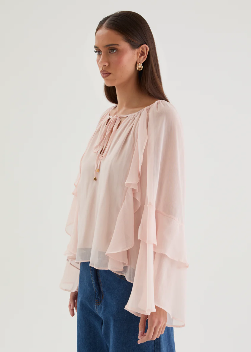 Valeta Blouse - Blush - Image 9