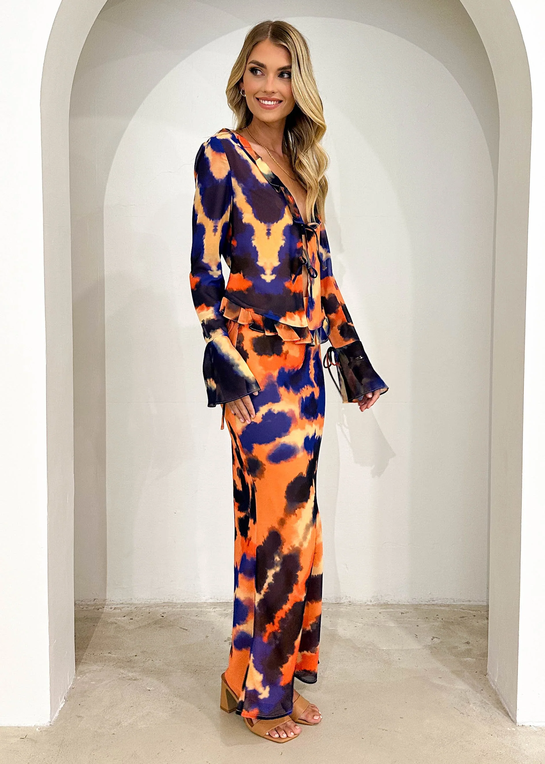 Velzy Maxi Skirt - Saber - Image 6