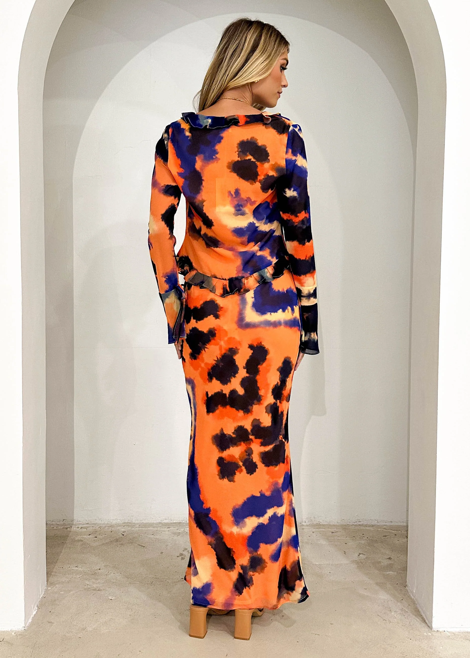 Velzy Maxi Skirt - Saber - Image 7