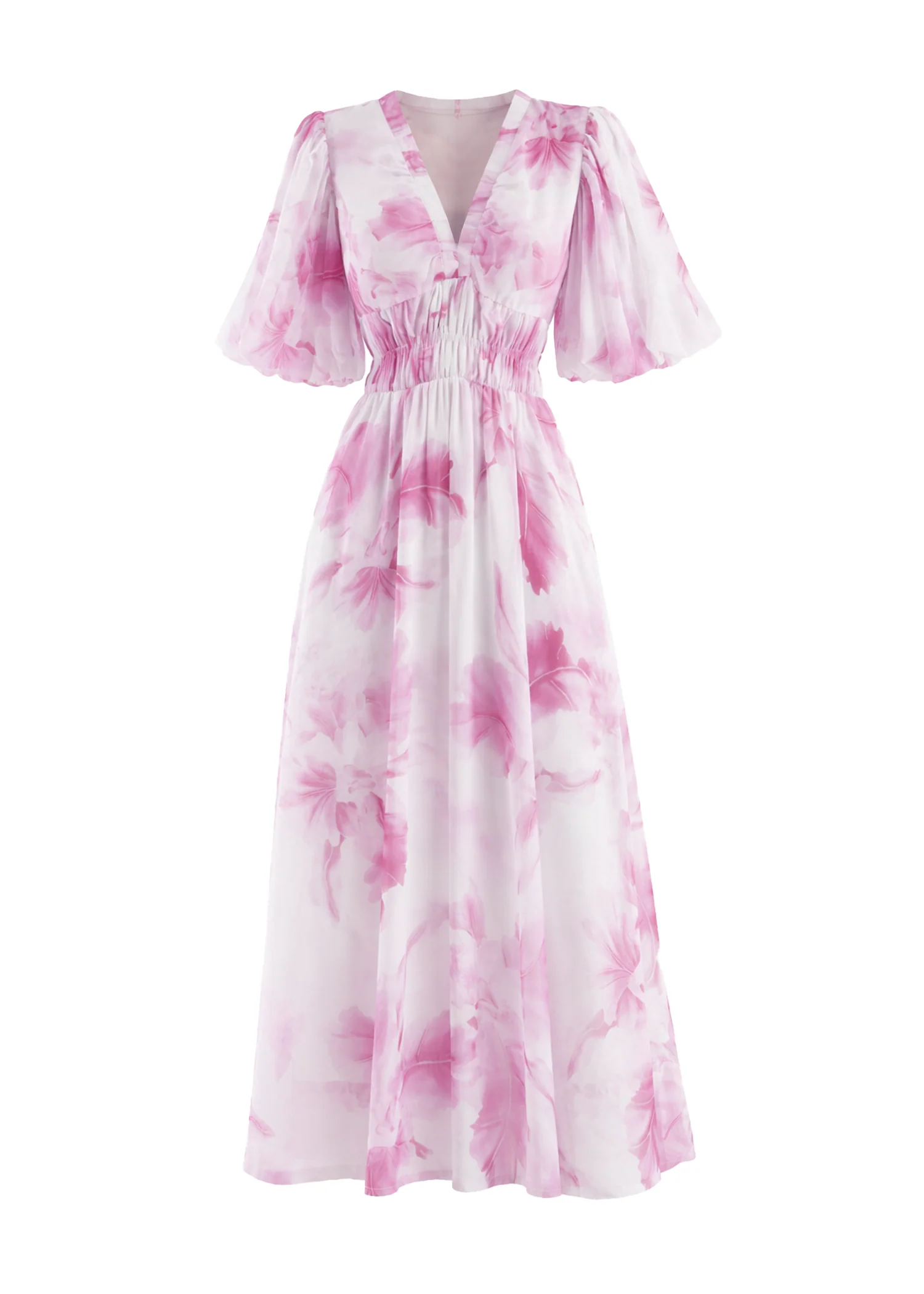 Wonderwall Midi Dress - Pink Floss - Image 2