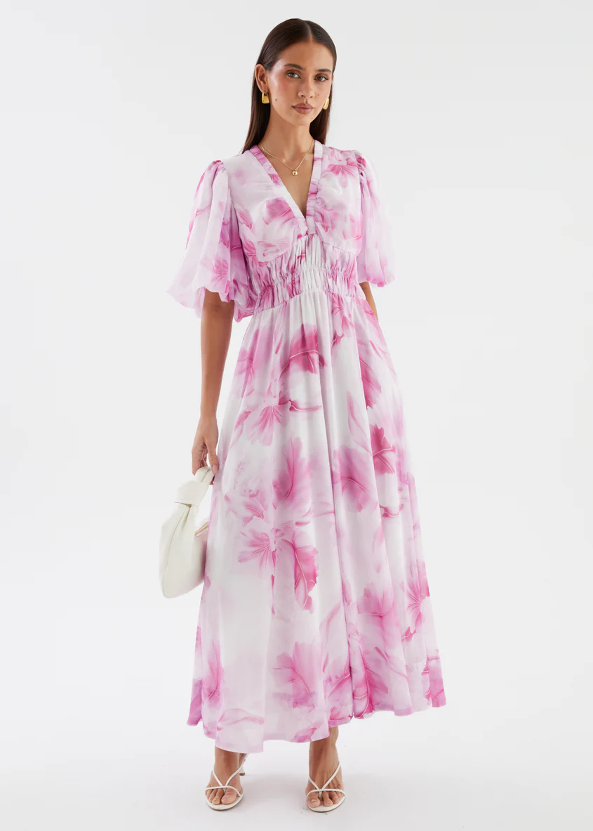 Wonderwall Midi Dress - Pink Floss - Image 3